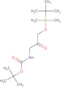 Tert-Butyl N-(3-[(Tert-Butyldimethylsilyl)Oxy]-2-Oxopropyl)Carbamate