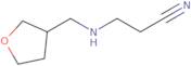 3-[(Oxolan-3-ylmethyl)amino]propanenitrile