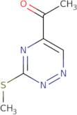 1-(3-(Methylthio)-1,2,4-triazin-5-yl)ethanone