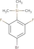 (4-bromo-2,6-difluorophenyl)trimethylsilane