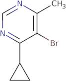 5-Bromo-4-cyclopropyl-6-methylpyrimidine