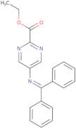 Ethyl 5-[(diphenylmethylene)amino]-2-pyrimidinecarboxylate