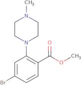 Methyl 4-bromo-2-(4-methyl-1-piperazinyl)benzoate