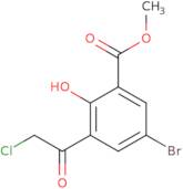 Methyl 5-bromo-3-(2-chloroacetyl)-2-hydroxybenzoate