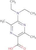 5-(Diethylamino)-3,6-dimethylpyrazine-2-carboxylic acid