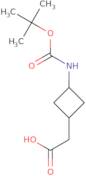 rac-2-[(1s,3s)-3-{[(tert-butoxy)carbonyl]amino}cyclobutyl]acetic acid, cis