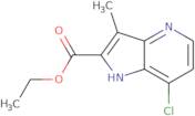 1h-pyrrolo[3,2-b]pyridine-2-carboxylic acid, 7-chloro-3-methyl-, ethyl ester