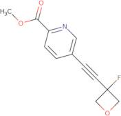 Methyl 5-((3-fluorooxetan-3-yl)ethynyl)picolinate