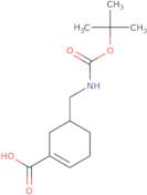 5-(tert-Butoxycarbonylamino-methyl)cyclohex-1-enecarboxylic acid