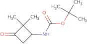 tert-butyl N-(2,2-dimethyl-3-oxocyclobutyl)carbamate