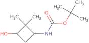 tert-Butyl cis-2,2-dimethyl-3-hydroxycyclobutylcarbamate