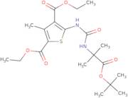 Diethyl 5-(3-(1-(tert-butoxy)-2-methyl-1-oxopropan-2-yl)ureido)-3-methylthiophene-2,4-dicarboxylate