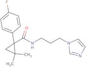 1-(4-Fluorophenyl)-N-[3-(1H-imidazol-1-yl)propyl]-2,2-dimethyl-cyclopropanecarboxamide