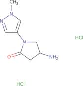 4-Amino-1-(1-methyl-1H-pyrazol-4-yl)pyrrolidin-2-one dihydrochloride