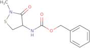 Benzyl N-[(4R)-2-methyl-3-oxo-1,2-thiazolidin-4-yl]carbamate