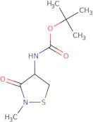 tert-Butyl N-[(4R)-2-methyl-3-oxo-1,2-thiazolidin-4-yl]carbamate