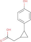 rac-2-[(1R,2S)-2-(4-Hydroxyphenyl)cyclopropyl]acetic acid, trans