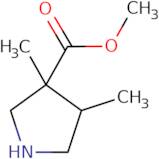 rac-Methyl (3R,4R)-3,4-dimethylpyrrolidine-3-carboxylate