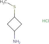 (1R,3R)-3-(Methylsulfanyl)cyclobutan-1-amine hydrochloride