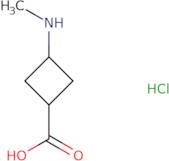 (1S,3S)-3-(Methylamino)cyclobutane-1-carboxylic acid hydrochloride