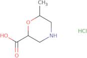 rac-(2R,6R)-6-Methylmorpholine-2-carboxylic acid hydrochloride