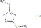 3,5-Bis(methylsulfanyl)-4H-1,2,4-triazole hydrochloride