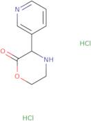 3-(Pyridin-3-yl)morpholin-2-one dihydrochloride