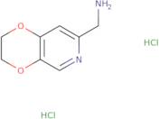 {2H,3H-[1,4]Dioxino[2,3-c]pyridin-7-yl}methanamine dihydrochloride