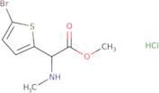 Methyl 2-(5-bromothiophen-2-yl)-2-(methylamino)acetate hydrochloride