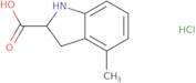 4-Methyl-2,3-dihydro-1H-indole-2-carboxylic acid hydrochloride