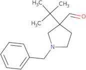 1-Benzyl-3-tert-butylpyrrolidine-3-carbaldehyde