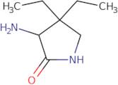 3-Amino-4,4-diethylpyrrolidin-2-one