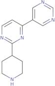 2-(Piperidin-4-yl)-4-(pyrimidin-5-yl)pyrimidine