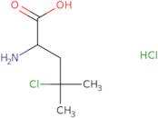 2-Amino-4-chloro-4-methylpentanoic acid hydrochloride