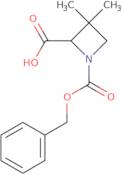 1-[(Benzyloxy)carbonyl]-3,3-dimethylazetidine-2-carboxylic acid