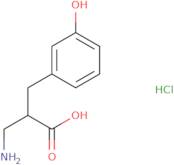 3-Amino-2-[(3-hydroxyphenyl)methyl]propanoic acid hydrochloride