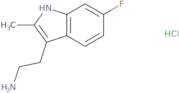 2-(6-Fluoro-2-methyl-1H-indol-3-yl)ethan-1-amine hydrochloride