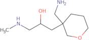 1-[3-(Aminomethyl)oxan-3-yl]-3-(methylamino)propan-2-ol