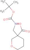 3-({[(tert-Butoxy)carbonyl]amino}methyl)oxane-3-carboxylic acid