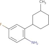 4-Fluoro-2-(3-methylcyclohexyl)aniline