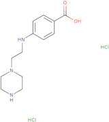 4-{[2-(Piperazin-1-yl)ethyl]amino}benzoic acid dihydrochloride