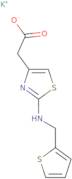 Potassium 2-(2-{[(thiophen-2-yl)methyl]amino}-1,3-thiazol-4-yl)acetate