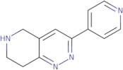 4-{5H,6H,7H,8H-Pyrido[4,3-c]pyridazin-3-yl}pyridine