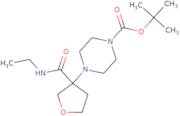 tert-Butyl 4-[3-(ethylcarbamoyl)oxolan-3-yl]piperazine-1-carboxylate