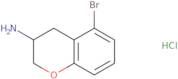 5-Bromo-3,4-dihydro-2H-1-benzopyran-3-amine hydrochloride