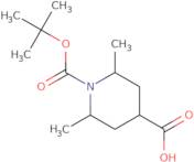 1-[(tert-Butoxy)carbonyl]-2,6-dimethylpiperidine-4-carboxylic acid