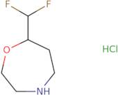 7-(Difluoromethyl)-1,4-oxazepane hydrochloride