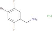 (4-Bromo-2,5-difluorophenyl)methanamine hydrochloride