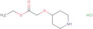 Ethyl 2-(piperidin-4-yloxy)acetate hydrochloride