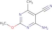 4-Amino-2-methoxy-6-methylpyrimidine-5-carbonitrile